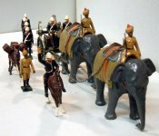 Elephant Battery India c1890 40 Pdr Gun & limber Tradition 2best.JPG
