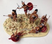 All The Queens Men VG1 Spartans At Thermoplae 480 BC. 50mm Gloss pic 1.jpg