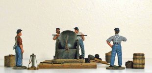 New Britians ACW Americal Civil War Mortar Toy Soldier Set.1.jpg