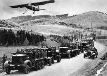 German Storch and Famo Artillery tractor.jpg