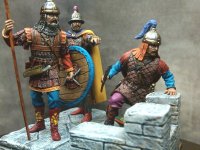 Chronos Miniatures Byzantines on Walls of Constantinople pic 2.jpg