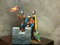 Chronos Miniatures Byzantines on Walls of Constantinople pic 3.jpg