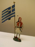 Unknown Manufacturer Greek Evzone with flag pic 1.jpg