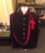 Model 1902 Artillery Officer's Tunic on Display.jpg