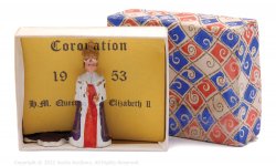 Queen Elizabeth, in full Coronation Robes & Crown  [Timpo; boxed; 1953].jpg