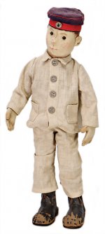 1 1914 German Infantryman Fatigues Steiff Doll 1.jpg