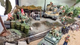 Toy Soldiers Miniature Miniatures WW2 Pacific War Corsair Marines 5.jpg