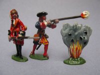 Marlburian,French%20dismounted%20dragoon,firing%20man+explosion3.jpg