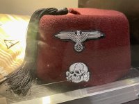 German_Occupation_of_Norway_during_WW2_1940-45._Waffen-SS_uniform_cap_Fez_SS-Adler_Nazi_eagle_...jpg
