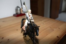 Andrea Miniatures Templar Knight on horseback c. XI  S8-F40 - 90 mm (4).JPG