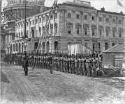 Union Soldiers in front of the Capitol, 1861.jpg