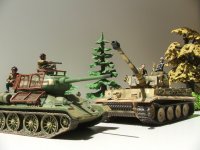 2 T-34 clash with Tiger I.JPG