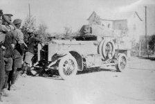 an armoured car at Beersheeba.JPG