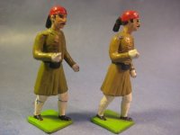 CBG Mignot Two Greek Evzones in olive drab made before 1950.jpg