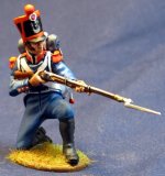 NP 298 FRENCH LIGHT INFANTRY CARABINIERS 1815 , KNEELING FIRING.jpg