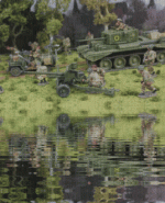 Raining in Normandy Americans A.gif