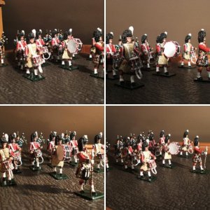 The Scotish Regiments.