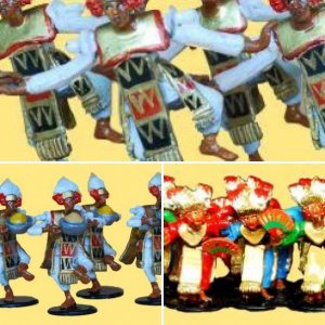 Golden Chersonese Miniatures dancing figures