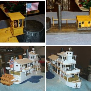 Scratchbuilt Gunboats