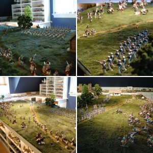 toy soldier room and Napoleonic battle