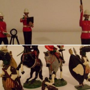 ZULU WAR SETS, VARIOUS MANUFACTURERS