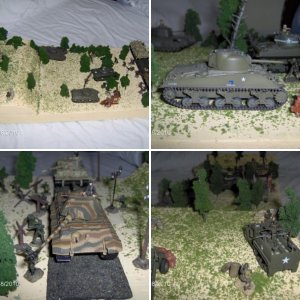 World War II diorama