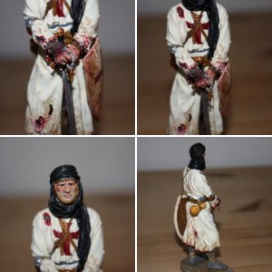 Andrea Miniatures Warrior Monk, 1250 AD - 90 mm