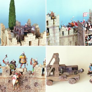 Beginning my Crusades Diorama: Early Images