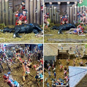 French Indian War Stockade Overrun