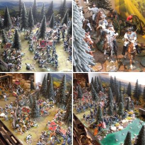 American Cvil War - Wilderness in 54mm