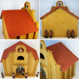 Scratch Built Spanish Church