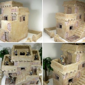 Scratch Built 4 Level Building...