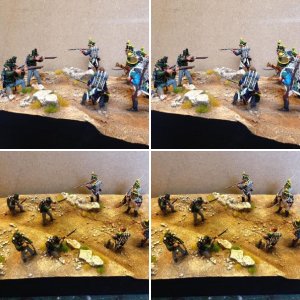 Light infantry skirmish