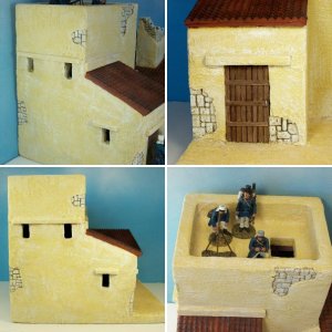 Small Desert Building scratch built