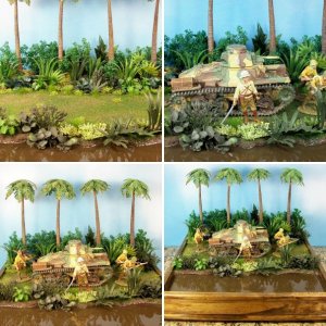 Jungle...Tropical...Pacific...WWII...Vietnam...Dioramas