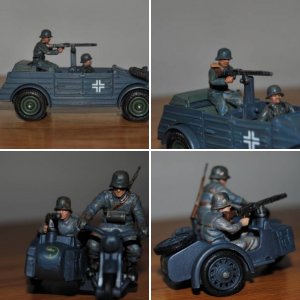 Britains Deetail Motorcycle combo repaint