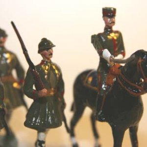 Avon Toy Soldiers WWI GREEKS with Adrian Helmets pic 2