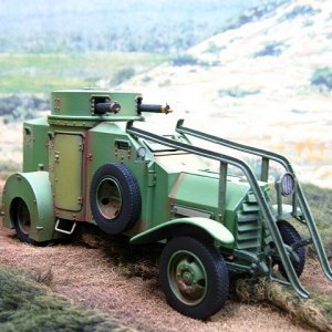 J Jenkins Lancia 1ZM Armored Car- Spanish Civil War