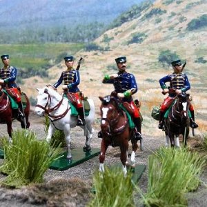 Japanese Cavalry in Manchuria. Russo-Japanese War 1904.  Beau Geste # 154 and #155