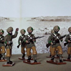 INDIA CONTINGENT TEL EL KEBIR   20th BENGAL INFANTRY ADVANCING