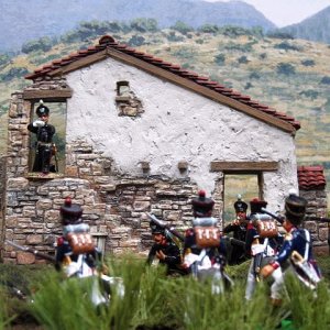 95th Rifles ambush the French Line Infantry during the Peninsular War of 1807-1814.