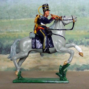 4th (QUEENS OWN) LIGHT DRAGOONS TRUMPETER - second version