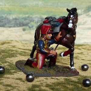 Set# EL29  CORNET HENRY JOHN WILKIN   11th HUSSARS and horse