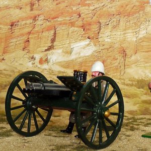 66TH REGIMENT GATLING GUN  A