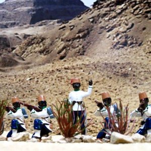 TEK 6-Nubian Troops, an early(1986) five piece set