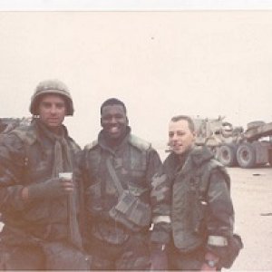 Me and my bros in Iraq desert