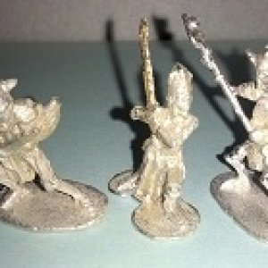 25mm  skeleton warriors, 3 piece kit
