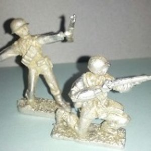 54mm US Army dogfaces. 2 kits