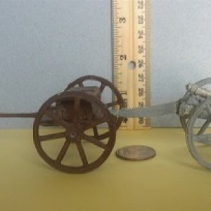 54mm Cannon and Limber kit. Can be purchased separately or as a kit.