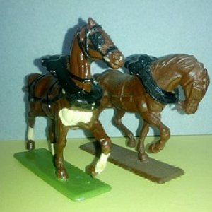 54mm Dray horses 1 pre kit.